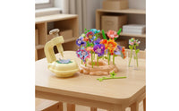 Floral Press Playset Develops Fine Motor Skills DIY Flower Bouquet Craft Kit Educational Kids' Floral Arrangement Set for Girls, Seasonal Crafts