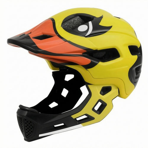 Chin Guard Helmet Visor Peak Safety Gear Cutout Panels