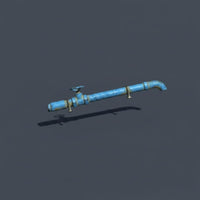 1/64 Scale Pipe Long-Lasting Mini Pipeline Prop
