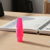 Pink Alto Sax Mouthpiece Easy to Play Alto Sax Mouthpiece Bright Color Design