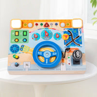 Electronic Steering Wheel Toy Hands-on Learning Interactive Car Dashboard Toy