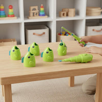 Telescopic Fishing Game Educational Fishing Toy Set Early Learning for Classroom