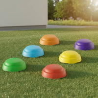 6 Pieces Domed Balance Stepping Stone Low-Height Dome Stepping Stone