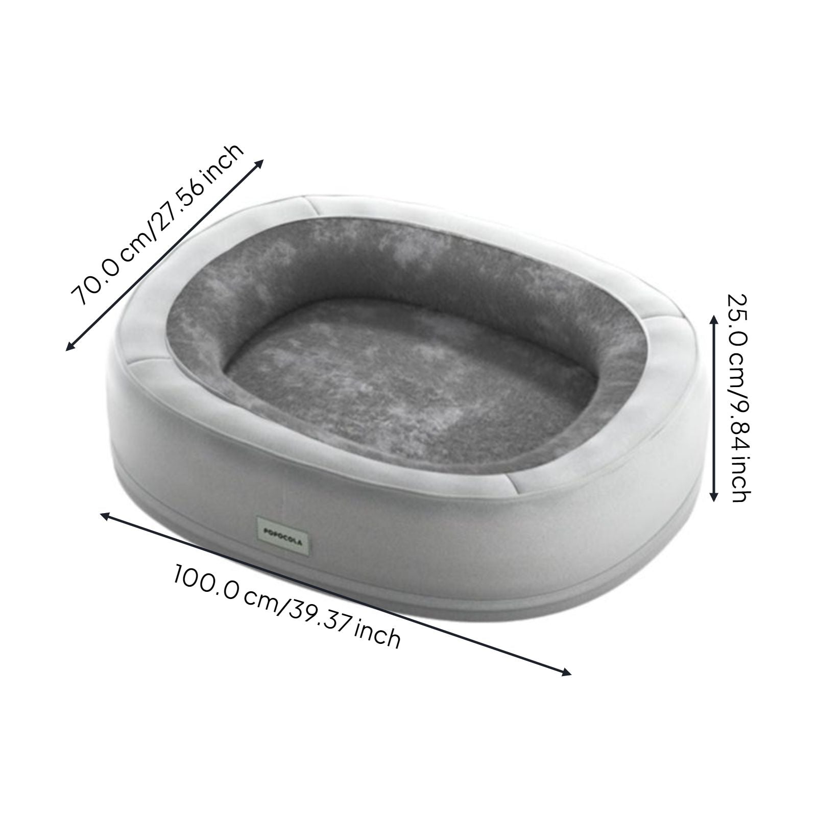 Orthopedic dog bed, thick padding