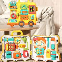 Van Busy Board Hand-Eye Coordination RV Busy Board Sensory Play for Children