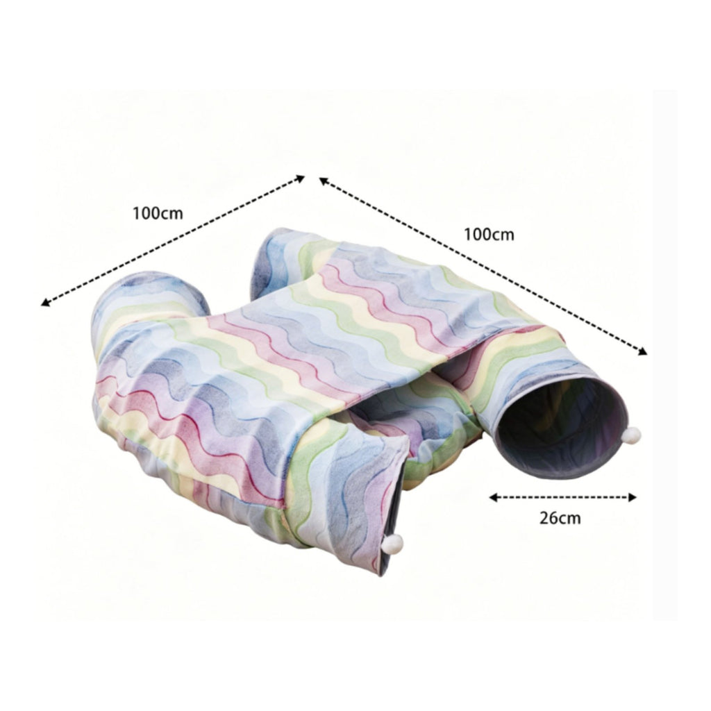Kitten Tunnel Nest Multi-Functional Kitten Cave Bed Long-Lasting for Indoor