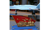 Fighter Aircraft Model with Display Base 1:32 Scale Airplane Detailed for Desk