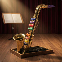 Toy Saxophone Colorful Children's Saxophone Toy Curved for Stage