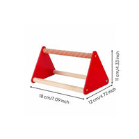 Triangular Bird Ladder Screw-Fastened Pet Accessory Portable for Birds