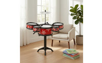 Jazz Drum Toy Kit Tripod Base Toy Jazz Drum Kit Star Pattern