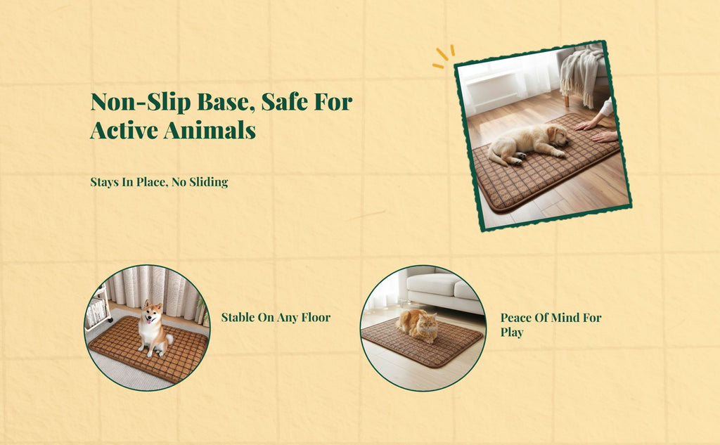 Reversible Pet Cooling & Warming Mat, Non-Slip, Washable