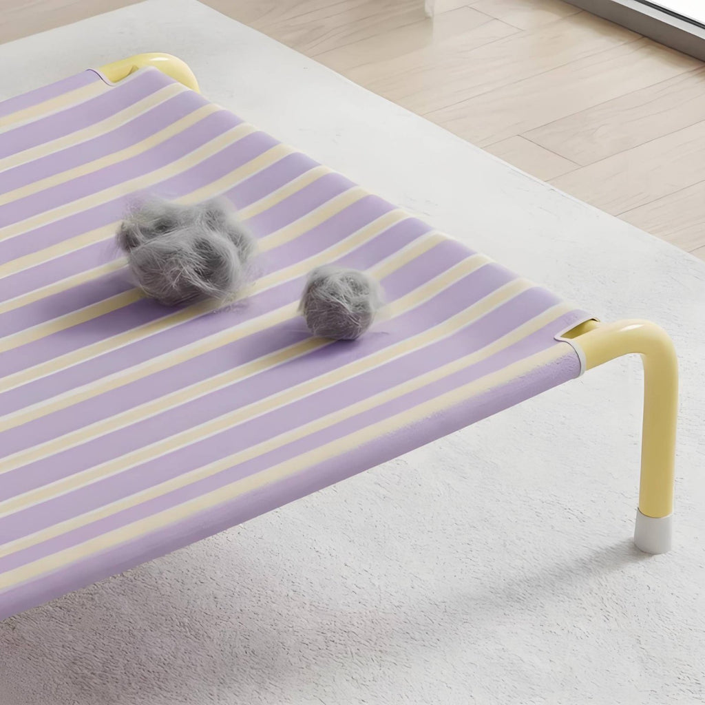 Removable Washable Elevated Dog Bed Easy to Clean Portable Pet Cot Bed Breathable Strong Load Bearing for Indoor