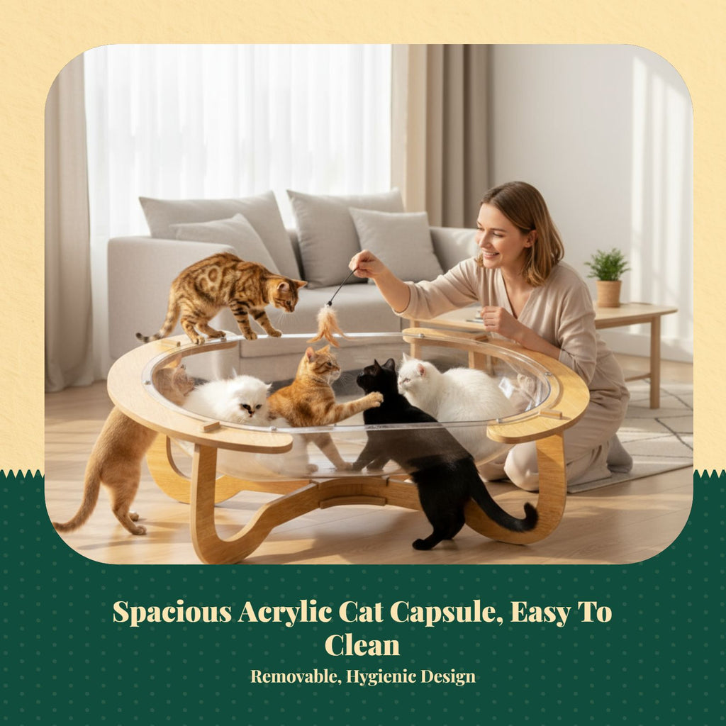 Cat Bed with Scratching Post
