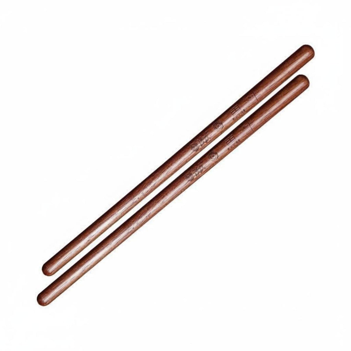 2 Pieces Chinese Drum Sticks Engraved Model Solid Wood Drum Mallets Engraved Design Traditional Percussion Mallets for Drummers, Performance