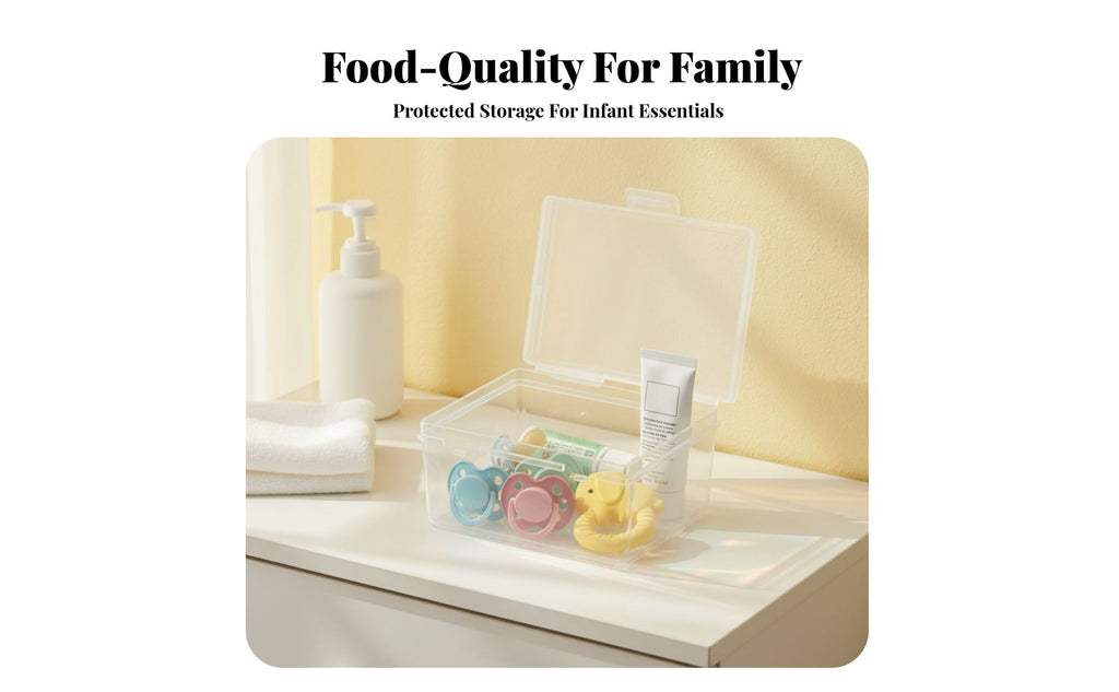 Round Teether Case Food Grade Pacifier Storage particle-resistantresistant for travel, Infants