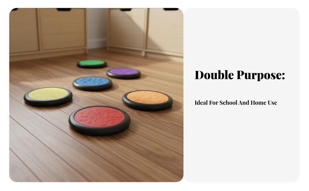 Enhances Coordination Kids Balance Stepping St Single S Early Learning Balance Stepping St Single S Sturdy Tactile Sensory Discs Lightweight for Preschoolers, Children 3+, Toddlers, Kindergarten, Daycare Center, Physical Rehabilitation, Playroom