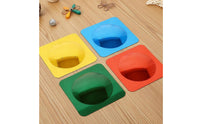 4 Pieces Interactive Sensory Wall Mirror Visual Bubble Wall Mirror Child-Centered Classroom Display for Preschoolers