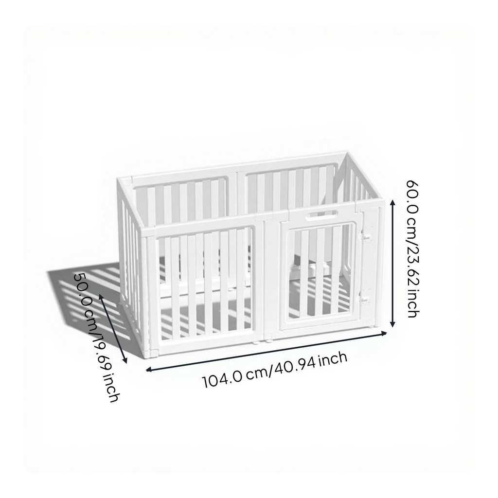 Expandable dog playpen, easy setup