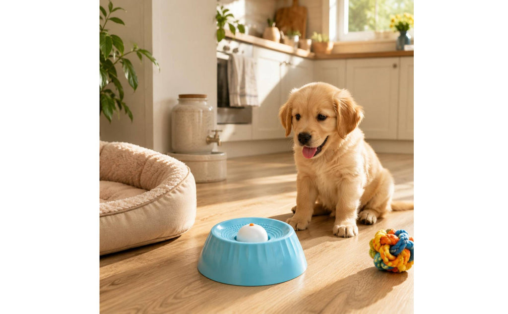 Anti Spill Pet Bowl Splash-Proof Slow Drink Pet Bowl Non-Slip for Home, Cats