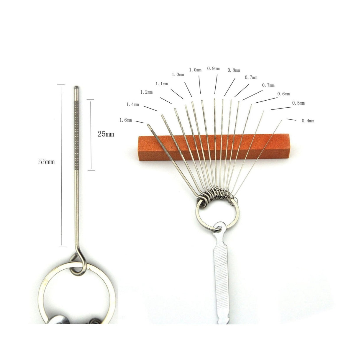 Guitar Nut Tool Set DIY Repair Guitar Nut Tool Long-Lasting Alloy Steel