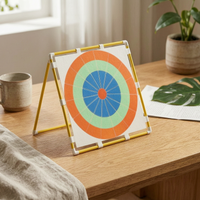 Stickysphere Aiming Surface Board Hand-Vision Coordination Game Set Easy Setup
