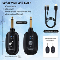 Guitar Wireless System Multi-Channel Support Wireless Guitar System