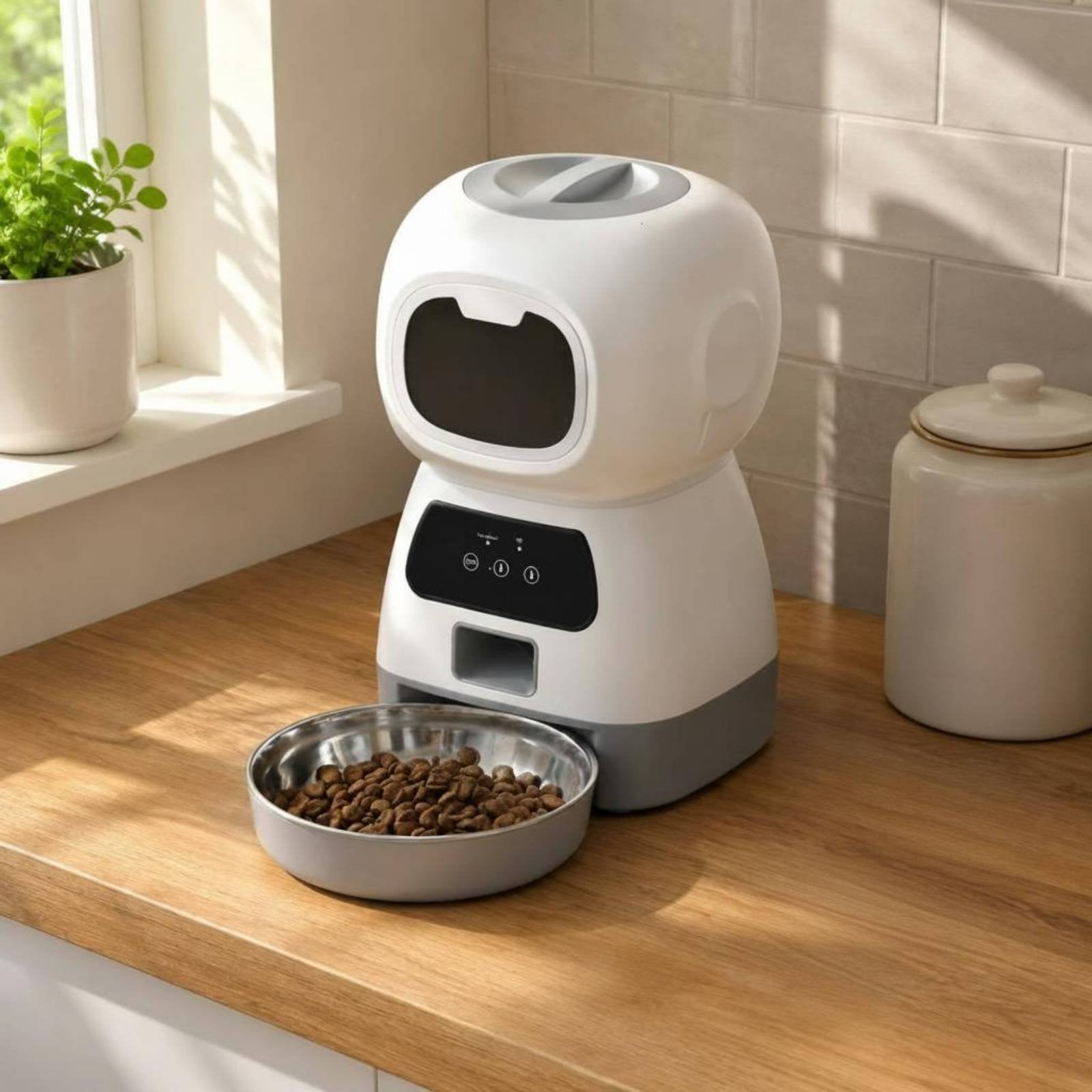 Wifi Pet Feeder Portion Control Smart Pet Feeder 3.5L Capacity