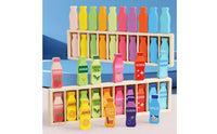 Wooden Bottle Matching Game Focus Color Sorting Toy Compact for Classroom