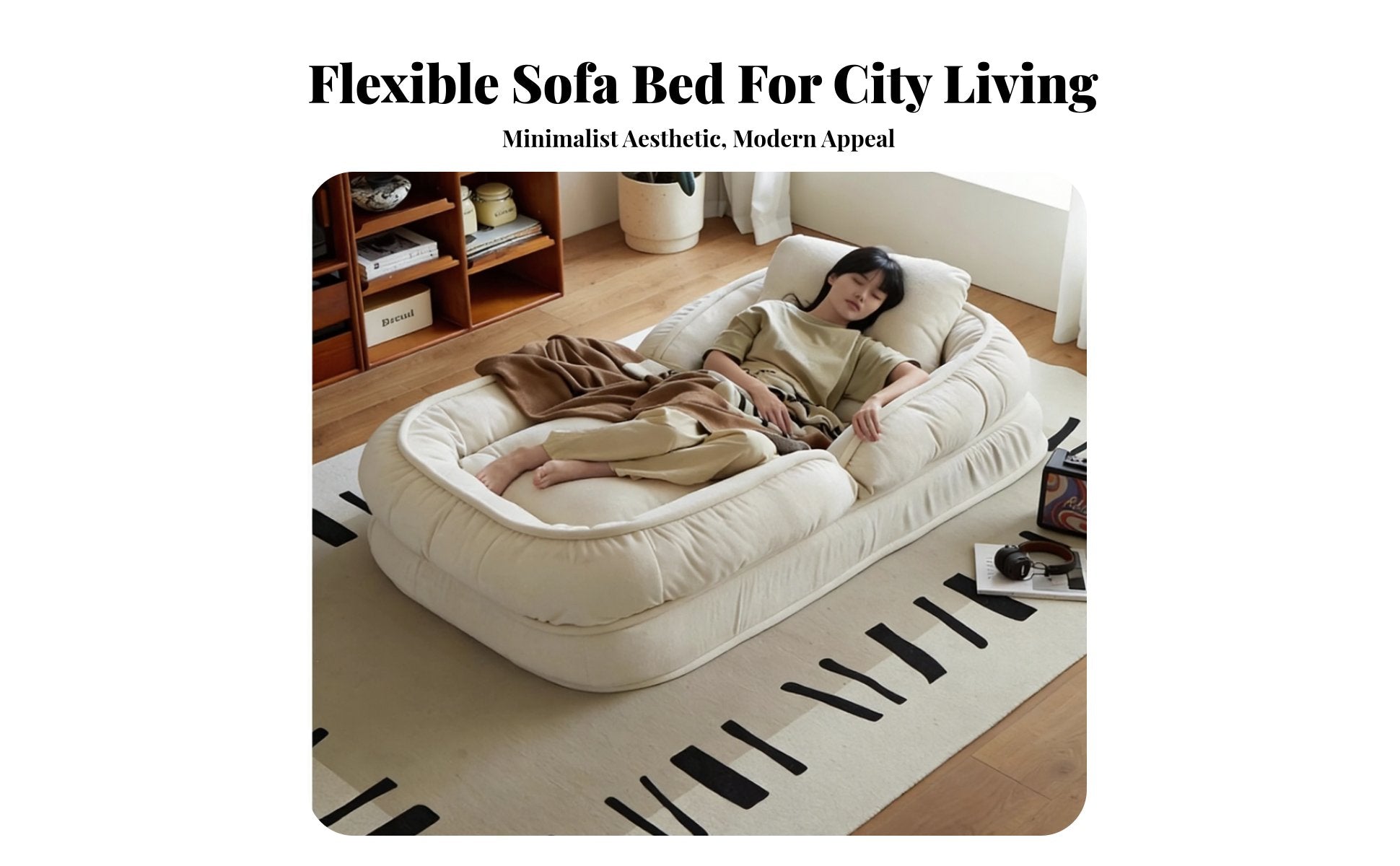 Adjustable Lazy Sofa Removable and Machine-Crestable Cover Versatile Floor Lounger Cushioned Comfort Deeply Cushioned