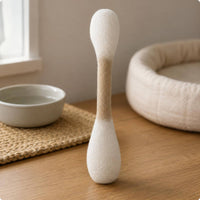 Cotton Swab Feline Toy Single Piece Pet Accessory Interactive