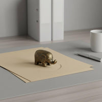 Cast Iron Elephant Paperweight Collectible Elephant Paperweight Substantial Duty