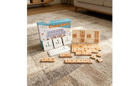 Wooden Arithmetic Toy Set Early Numeracy Wooden Math Board Comparison Exercises