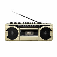 Retro Boombox Recording Function Bluetooth Cassette Player for Outdoor, Students