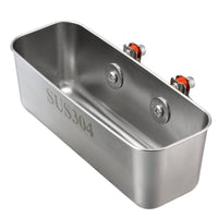 Rail Mounted Box Rigid Stainless Box Marine Angling Supplies for Boat Deck