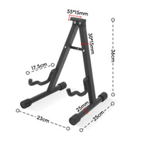 Folding Guitar Stand Foldable Design Triangular Guitar Stand Non-Slip Rubber