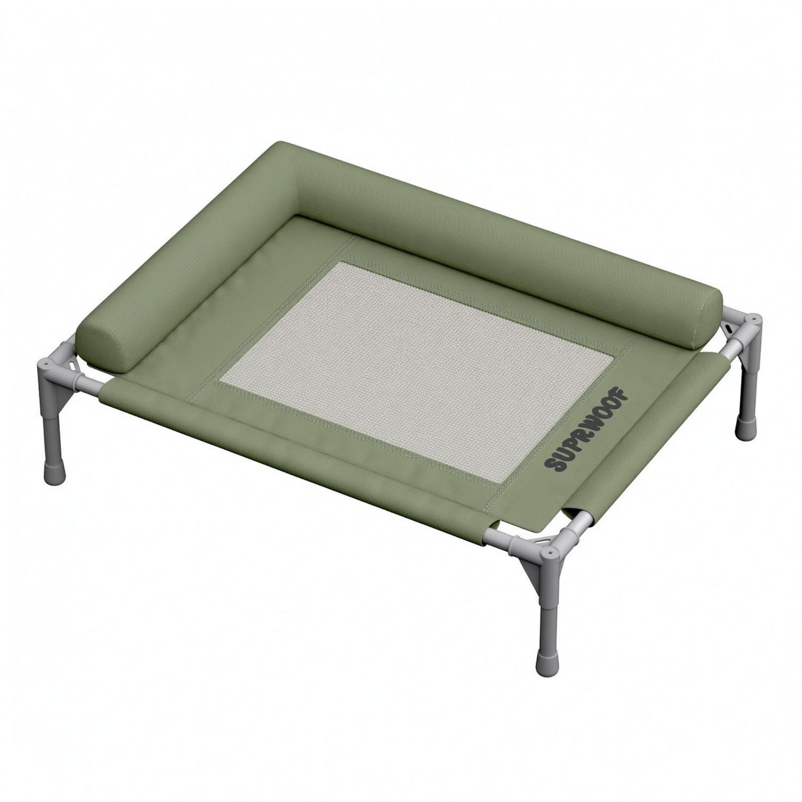 Raised Mesh Dog Cot Rectangular Frame Pet Furniture Washable