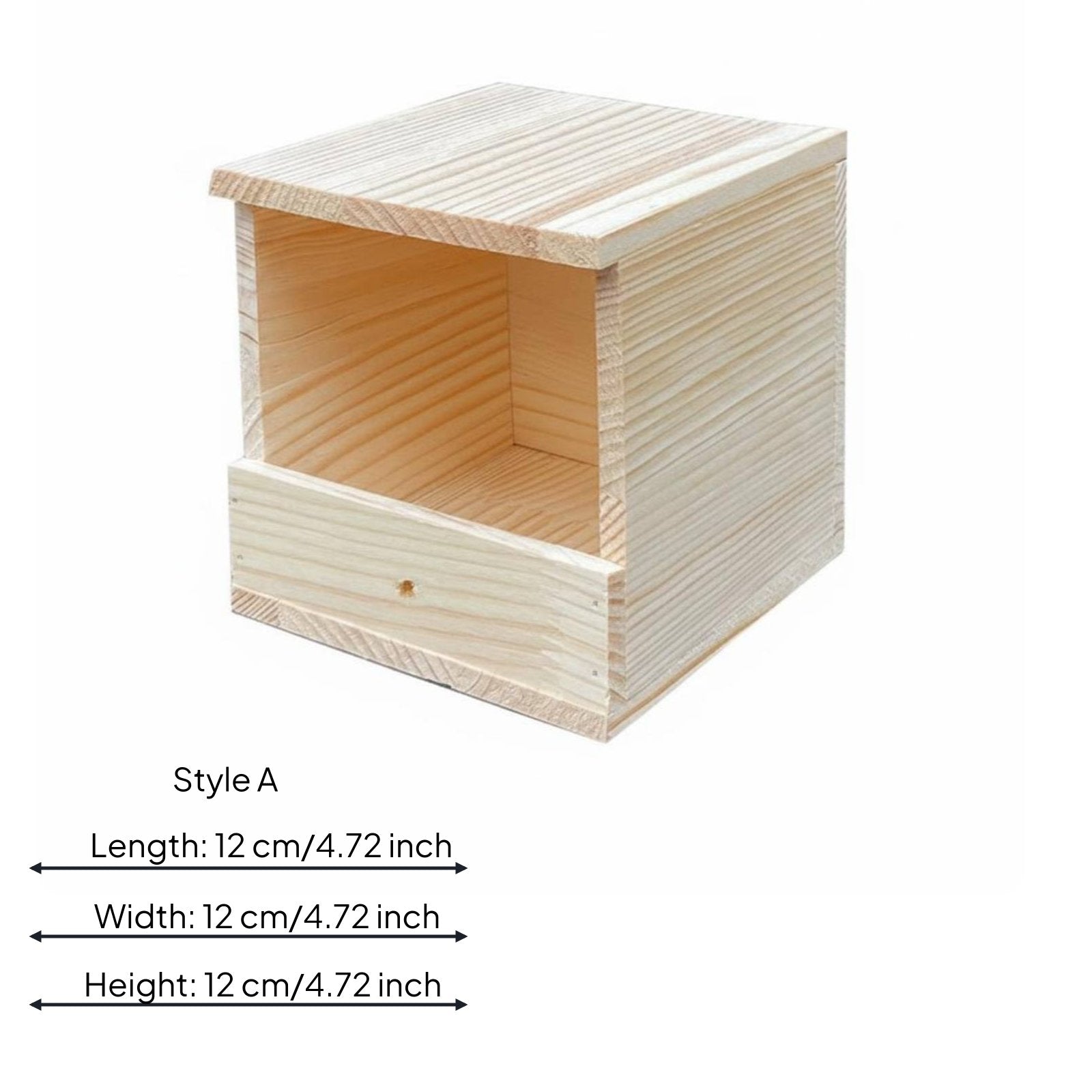Parrot Breeding Box Secure Mounting Parakeet Breeding Box Built-in Perch