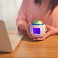 Star Display Alarm Timepiece Colorful Lights Indoor Lighting Temperature Display