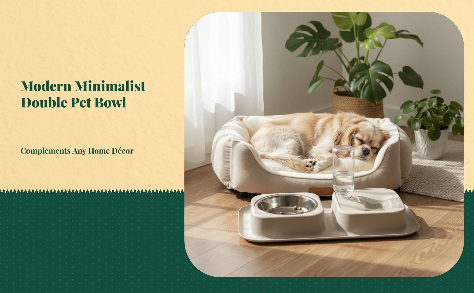 Spill-resistant dual pet feeder