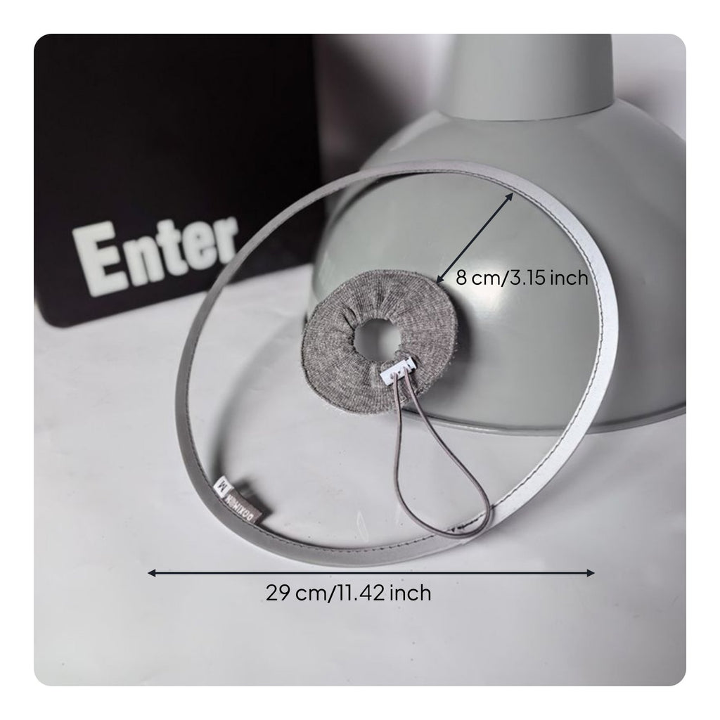 Elizabethan Collar Clear Vision Cat Recovery Cone Allows Eating and Drinking