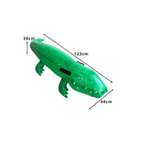 Inflatable Mounted Pool Toy Age 3+ Giant Gator Inflatable Bright Colors