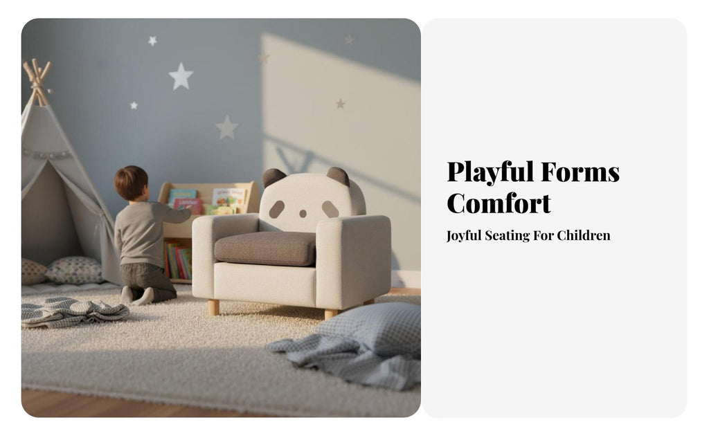 Miniature Club Chair Anti-Tipping Design creatureThemed Mini Sofa