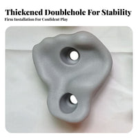 10 Pieces Rock Climbing Holds Set Textured Grips Kids' Rock Wall Handholds Non-Slip Texture Easy to Install