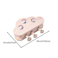 Whack a Critter Feline Toy Long-Lasting Feline Whack a Critter Toy Paw Shaped