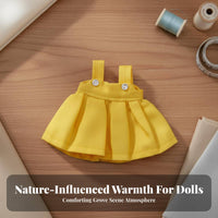 BJD Doll Outfit Aesthetic BJD Doll Apparel Cute Design Miniature Pleated Dress