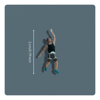 1:64 Climbing Miniature Detailed Craftsmanship Rock Climber Figures Resin