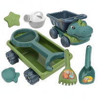 Beach Sand Toy Cart Mesh Sieve Children's Sand Cart Colorful for Sandbox