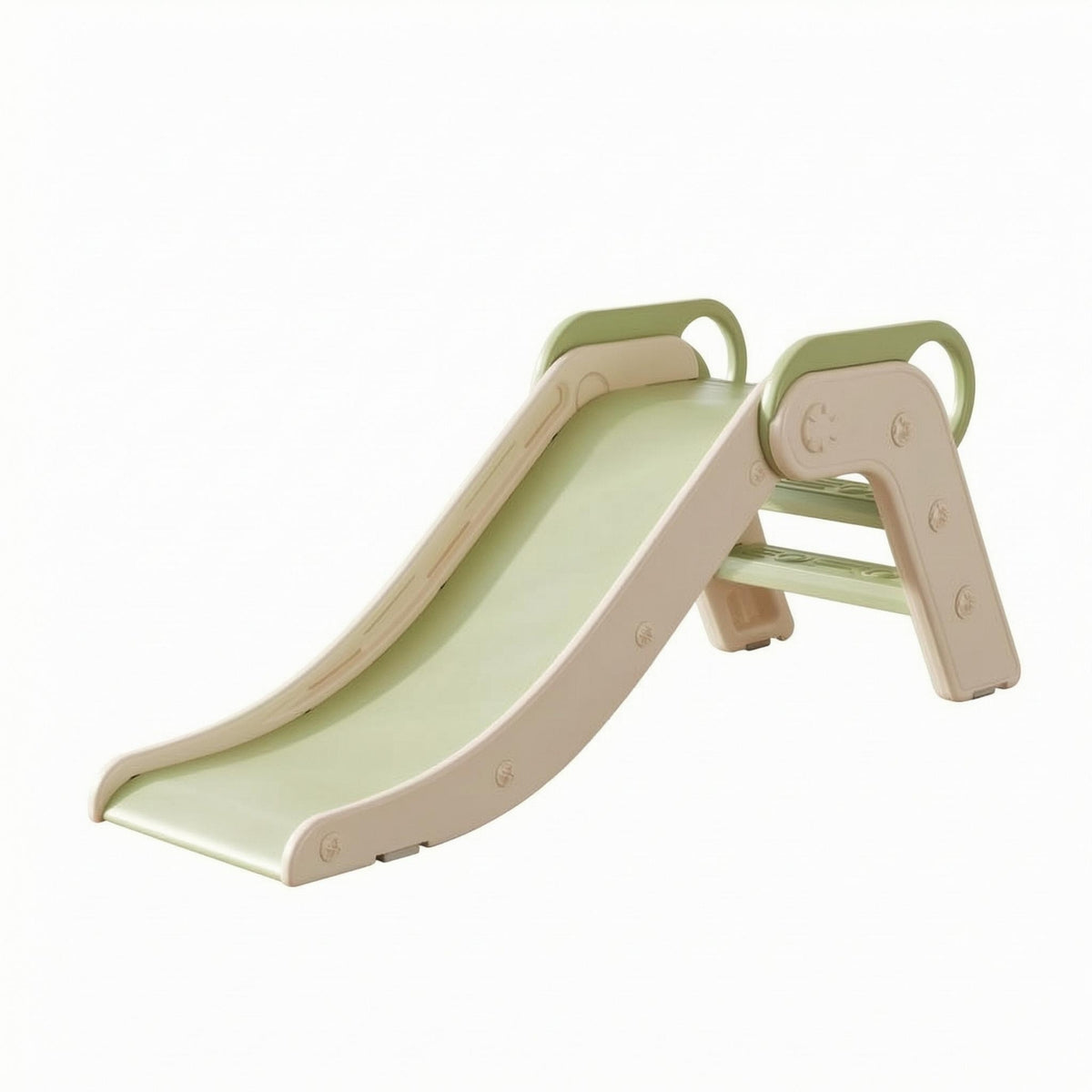 Foldable Indoor Slide Built in Handholds Children'domestic Slide Smooth Sliding Surface
