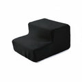 Two Step Pet Ladder Removable Foam Padding Dog Stairs Washable Upholstered Pet Ramp for Cats, Small Dogs, Bedroom