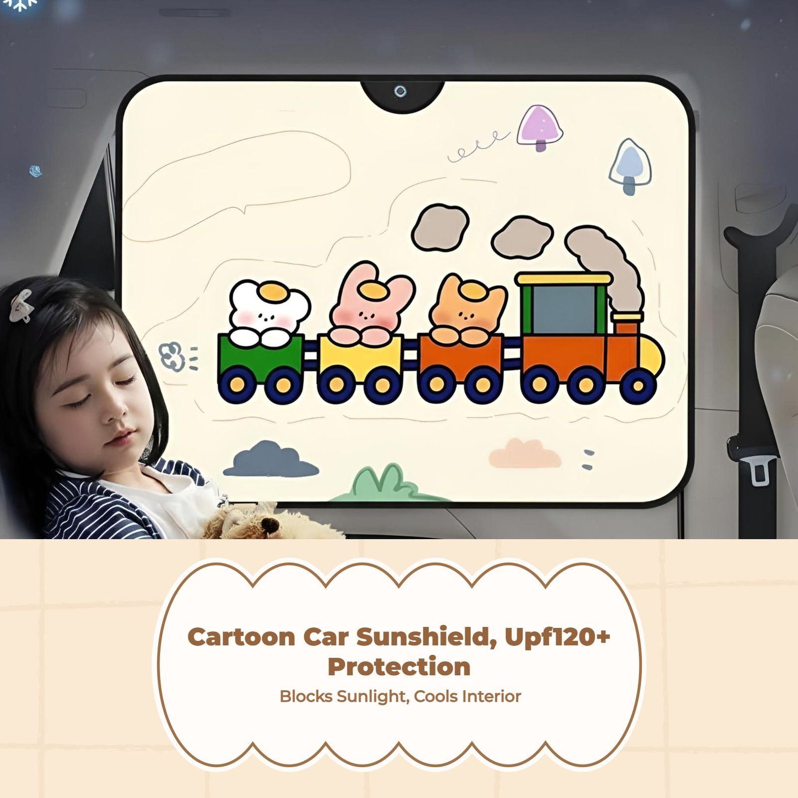 Car Window Shade, Privacy Shade Panel, Sunlight Protection, Suction Holder Sun Shield, Infant Side Window Shield